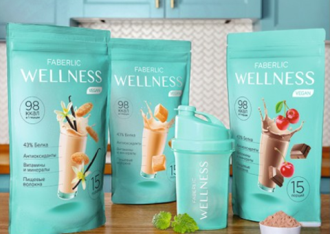 Протеиновый коктейль Wellness VEGAN.