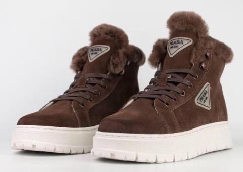 Ботинки Prada Brown