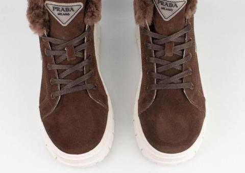 Ботинки Prada Brown