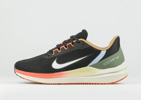 Кроссовки Nike Black / Green / Orange