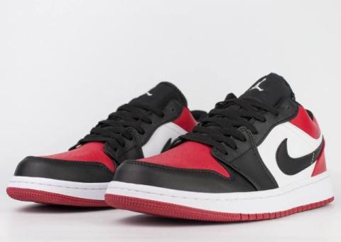 Кроссовки Nike Air Jordan 1 Low Black Toe