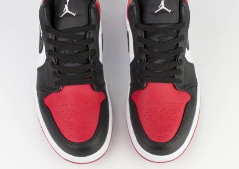 Кроссовки Nike Air Jordan 1 Low Black Toe
