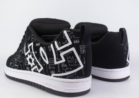 Кеды DC Shoes Court Graffik Basq Black / White