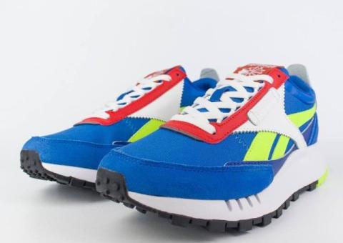 Кроссовки Reebok Classic Leather Legacy Blue / Yellow