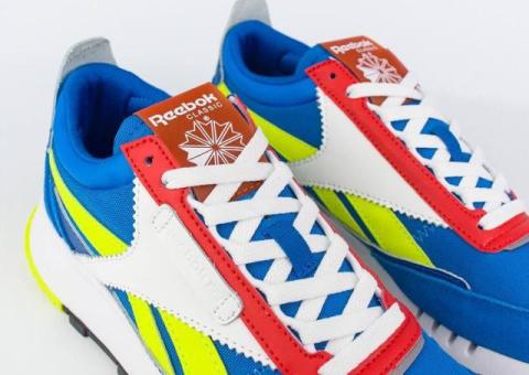 Кроссовки Reebok Classic Leather Legacy Blue / Yellow