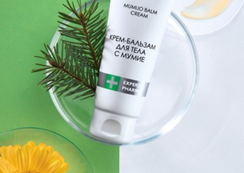 Крем-бальзам для тела с мумиё Expert Pharma