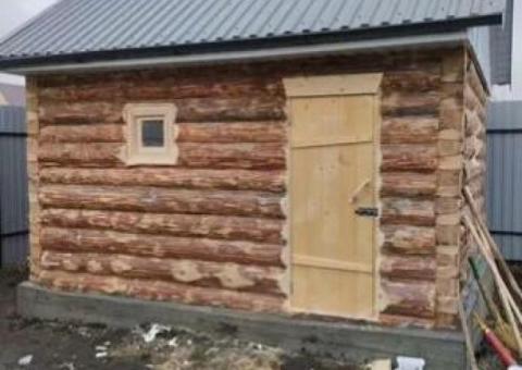 Сруб бани