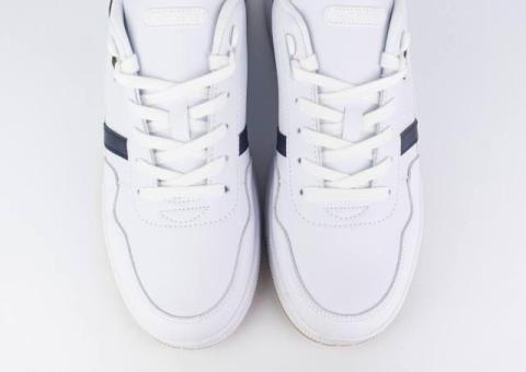 Кеды Lacoste White / Blue / Red new