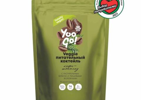 Veggie, питательный коктейль (кофе-шоколад) - Yoo Gо