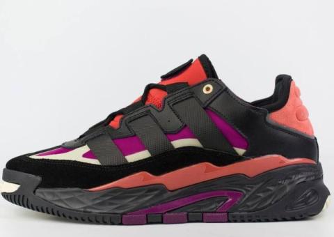 Кроссовки Adidas Niteball Black / Lilac