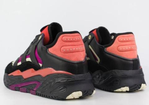 Кроссовки Adidas Niteball Black / Lilac