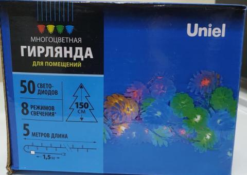 Цветная гирлянда Uniel