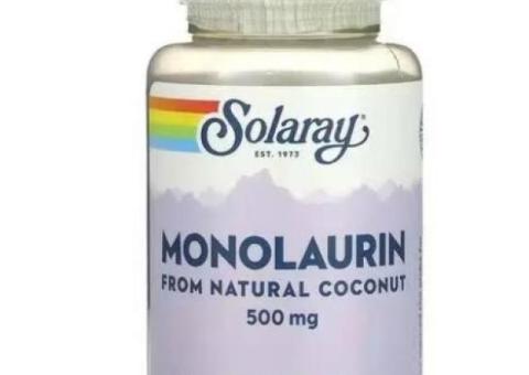 Solaray - Monolaurin 500 мг (60 капсул) - препарат для иммунитета с монолаурином