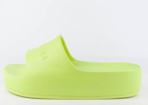 Шлепанцы Balenciaga Chunky Slide Lemon