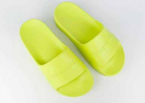 Шлепанцы Balenciaga Chunky Slide Lemon