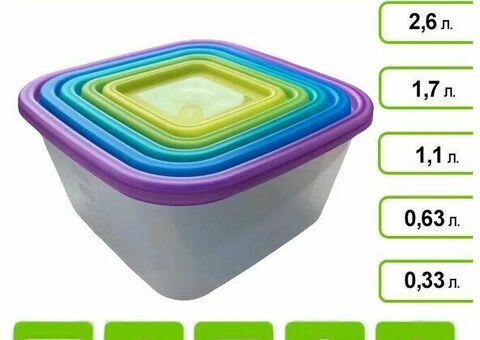 Контейнеры для хранения продуктов