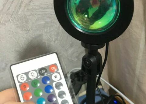 LED светодиодный проектор заката sunset lamp