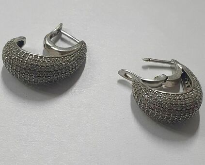 Серебренные серьги