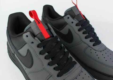 Кроссовки Nike AF 1 Low Grey / Black new