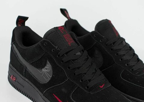 Кроссовки NAF 1 Low Black / Red Sw