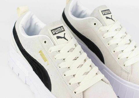 Кроссовки Puma Mayze Suede Grey / Black
