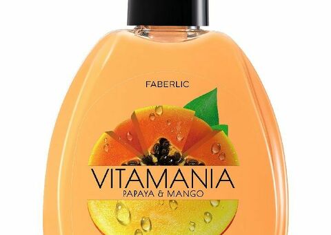 Витаминное жидкое мыло для рук «Манго и папайя» Vitamania