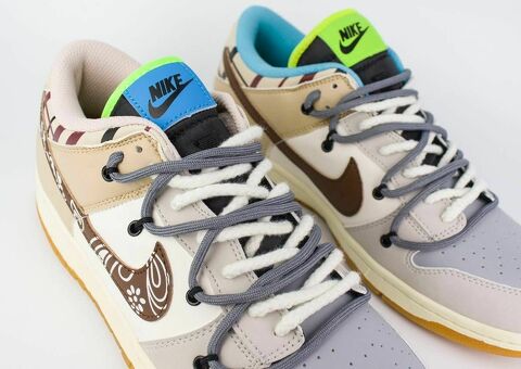 Кроссовки Nike SB Dunk Low Wmns Grey / Colors