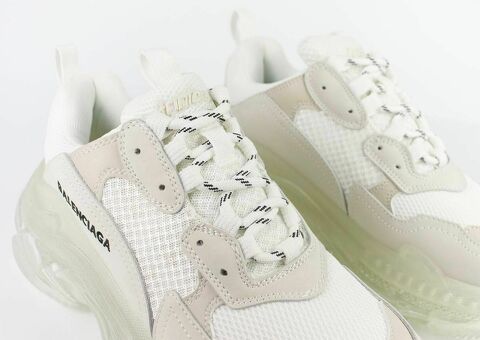 Кроссовки Balenciaga Triple S Silver / Clear Sole