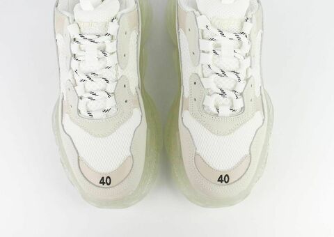 Кроссовки Balenciaga Triple S Silver / Clear Sole