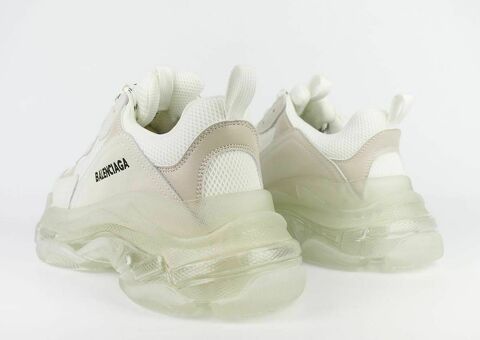 Кроссовки Balenciaga Triple S Silver / Clear Sole