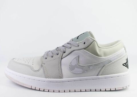 Кроссовки Nike Air Jordan 1 Low Grey / Camo new
