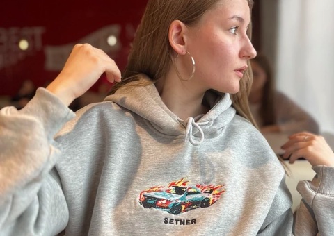 Худи Oversize  с начесом