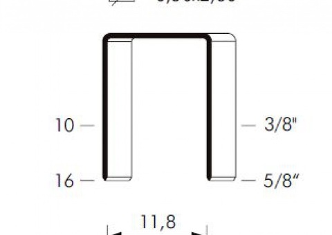 Скоба SB 103020 1/2 (HF-12, SB-13)
