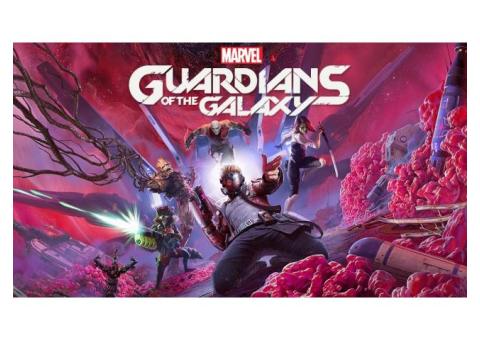 Игра СТРАЖИ ГАЛАКТИКИ MARVEL [PS4, РУССКАЯ ВЕРСИЯ]