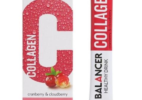 Напиток Balancer Collagen со вкусом «Клюква — морошка», 10 стиков