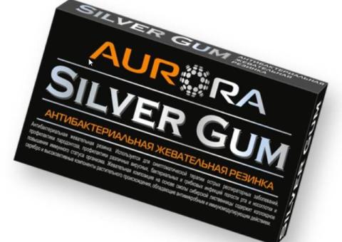 Жевательная резинка Силвер Гам (Silver Gum)   ЗДОРОВЬЕ и КРАСОТА от АВРОРА / AURORA