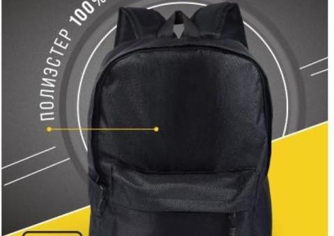 Butik-Ruckzak Рюкзак школьный черный сумка женская.