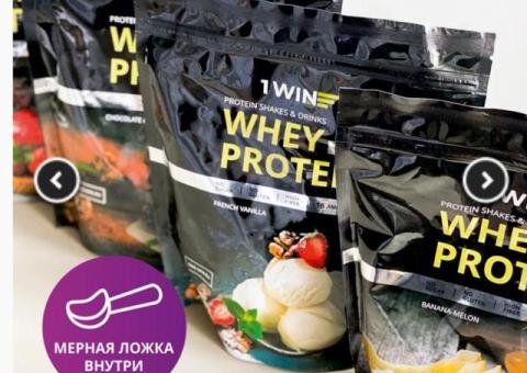 Протеин Whey Protein / Белковый коктейль для похудения, без сахара,(шоколадный пирог) 450гр
