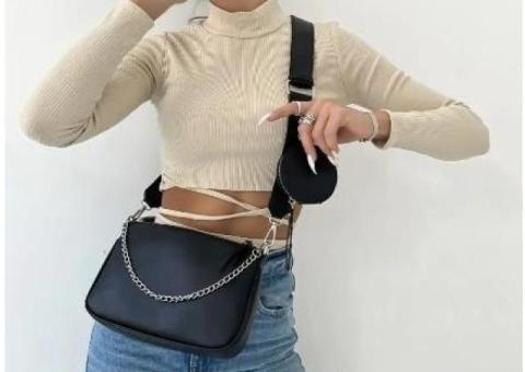 heybags Сумка женская через плечо маленькая багет кросс-боди.