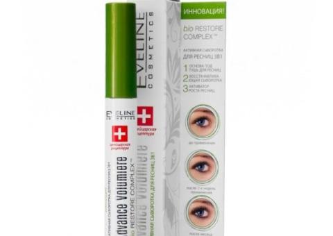 Сыворотка для ресниц Eveline ADVANCE VOLUMIERE активная 3 в 1