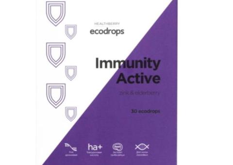 КАРАМЕЛЬ ЛЕДЕНЦОВАЯ HEALTHBERRY IMMUNITY ACTIVE, 30 ШТ