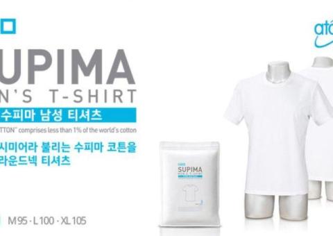 Supima Men's Sleeveless Shirt от Атоми белого цвета  Женские майки Supima Women's Sleeveless Shi