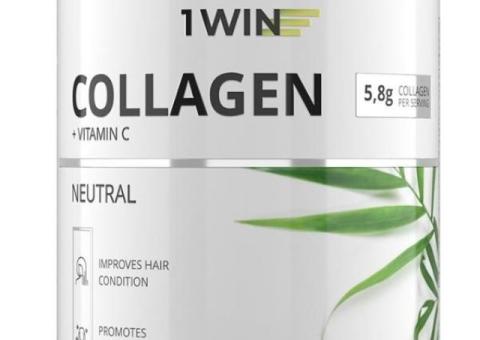 Collagen + Vitamine C, Коллаген + Витамин С, Вкус: Нейтральный, курс на 1 месяц